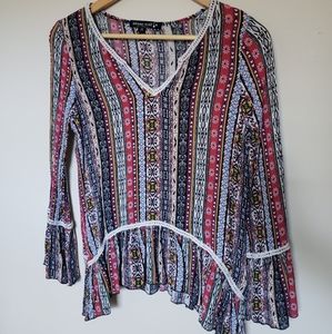 Bohemian Bell Sleeve Top